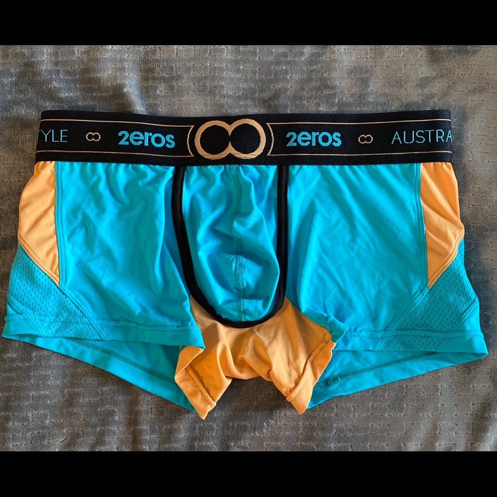 2Eros Cyan Boxer Brief/Trunk